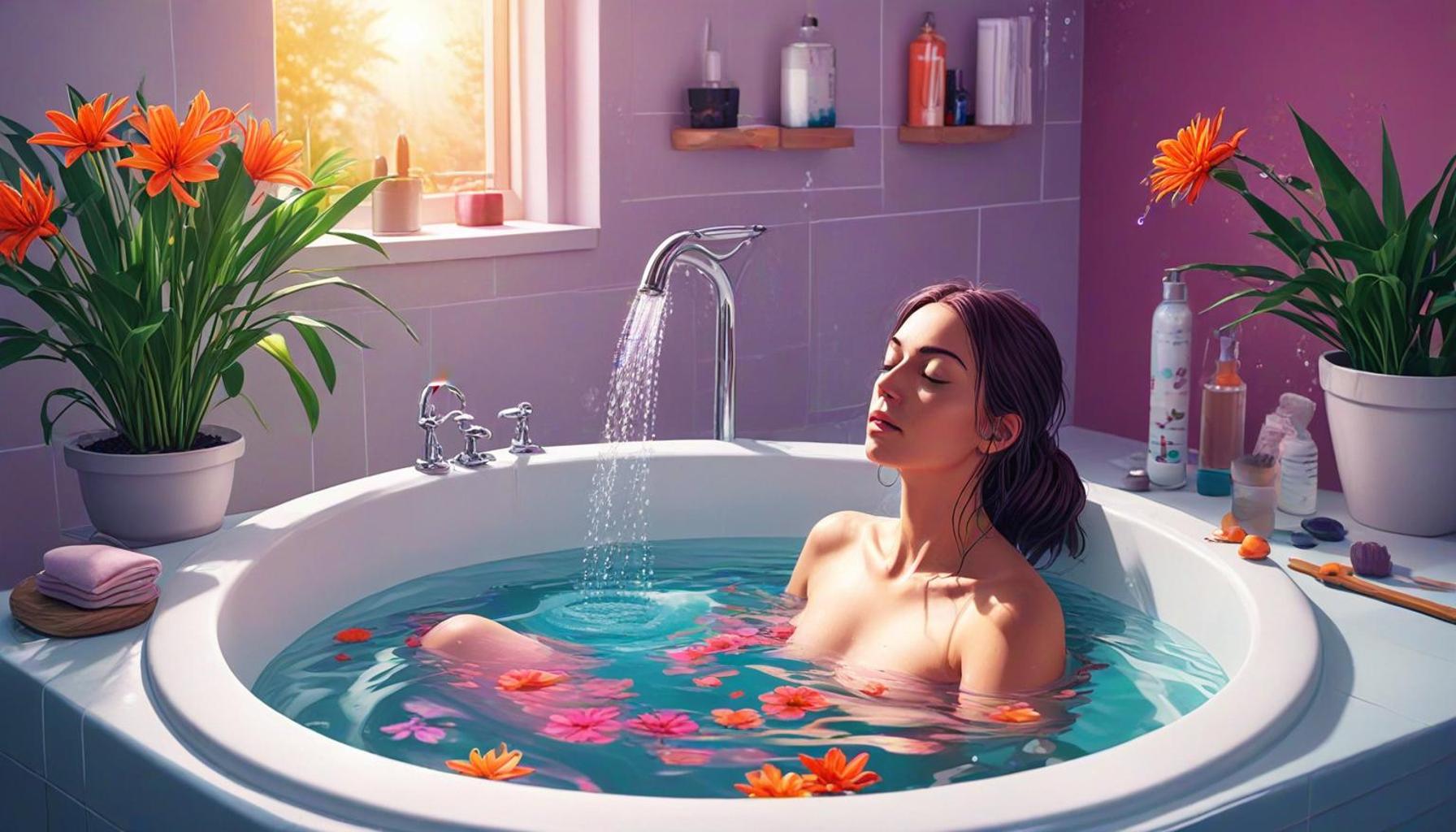 Exploring the Therapeutic Effect of Hot Water in Bath Meditation for Stress Reduction