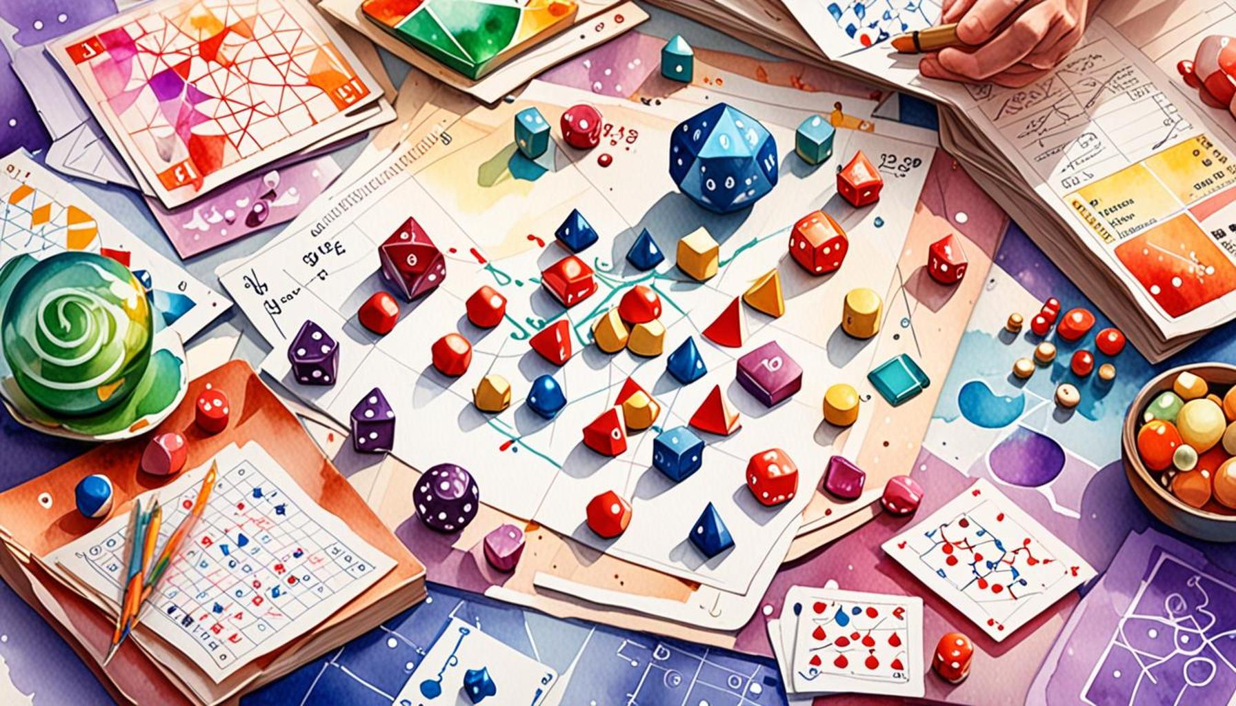 The Mathematics Behind Strategy Games: Strategies and Probabilities