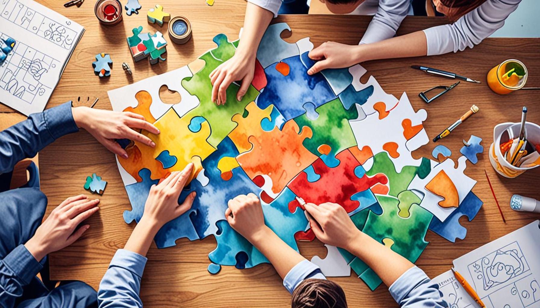 Logical Enigmas and Collaboration: How Teamwork Can Increase Efficiency in Solving Cognitive Challenges