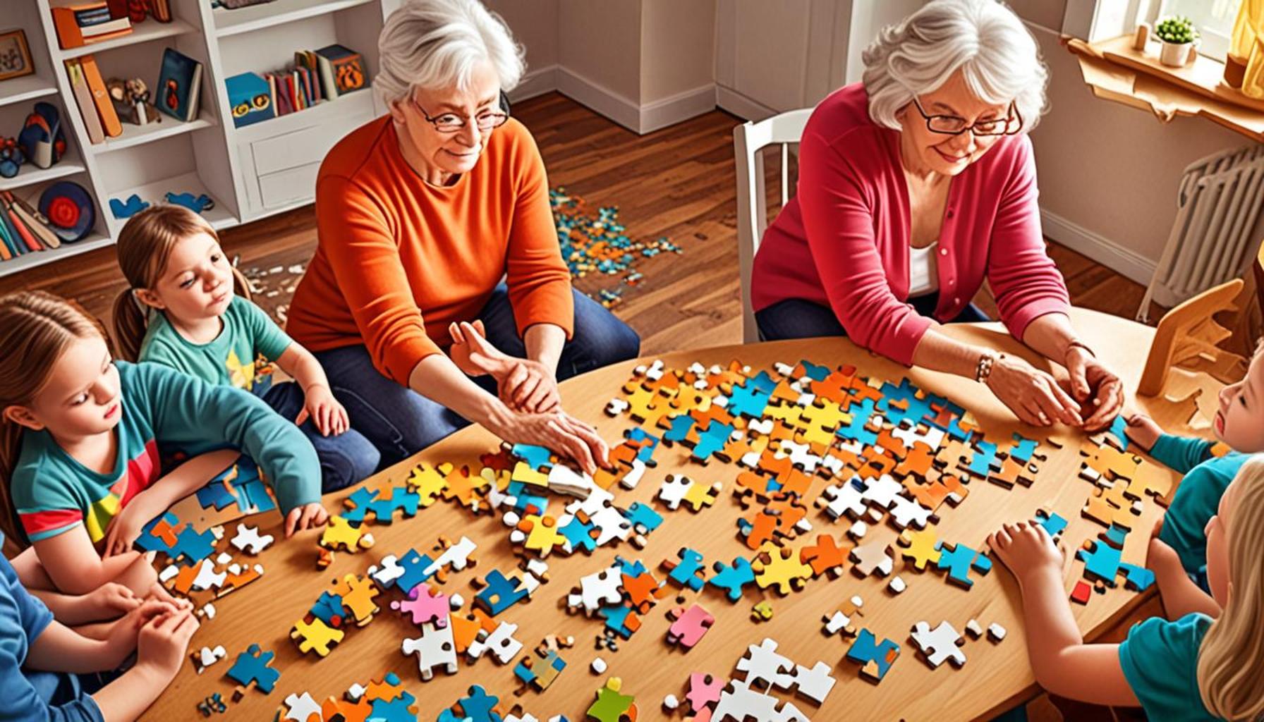 Cross-Generational Memory Challenges: Engaging Families Through Multi-Generational Puzzle Play